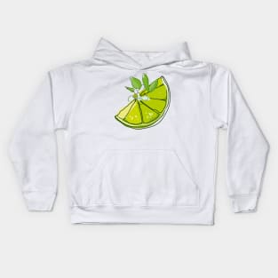 Mojito Lime Slice Kids Hoodie